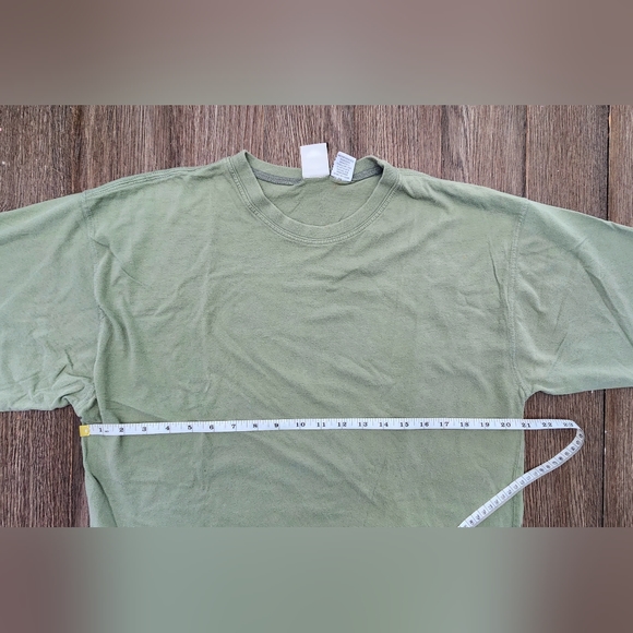 Vintage Bugle Boy Brand Olive Green Men's XL Short Sleeve T-Shirt - Picture 5 of 6
